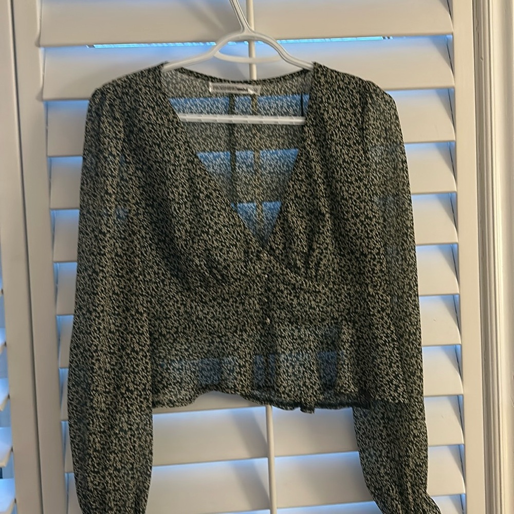 Mesh Green Top